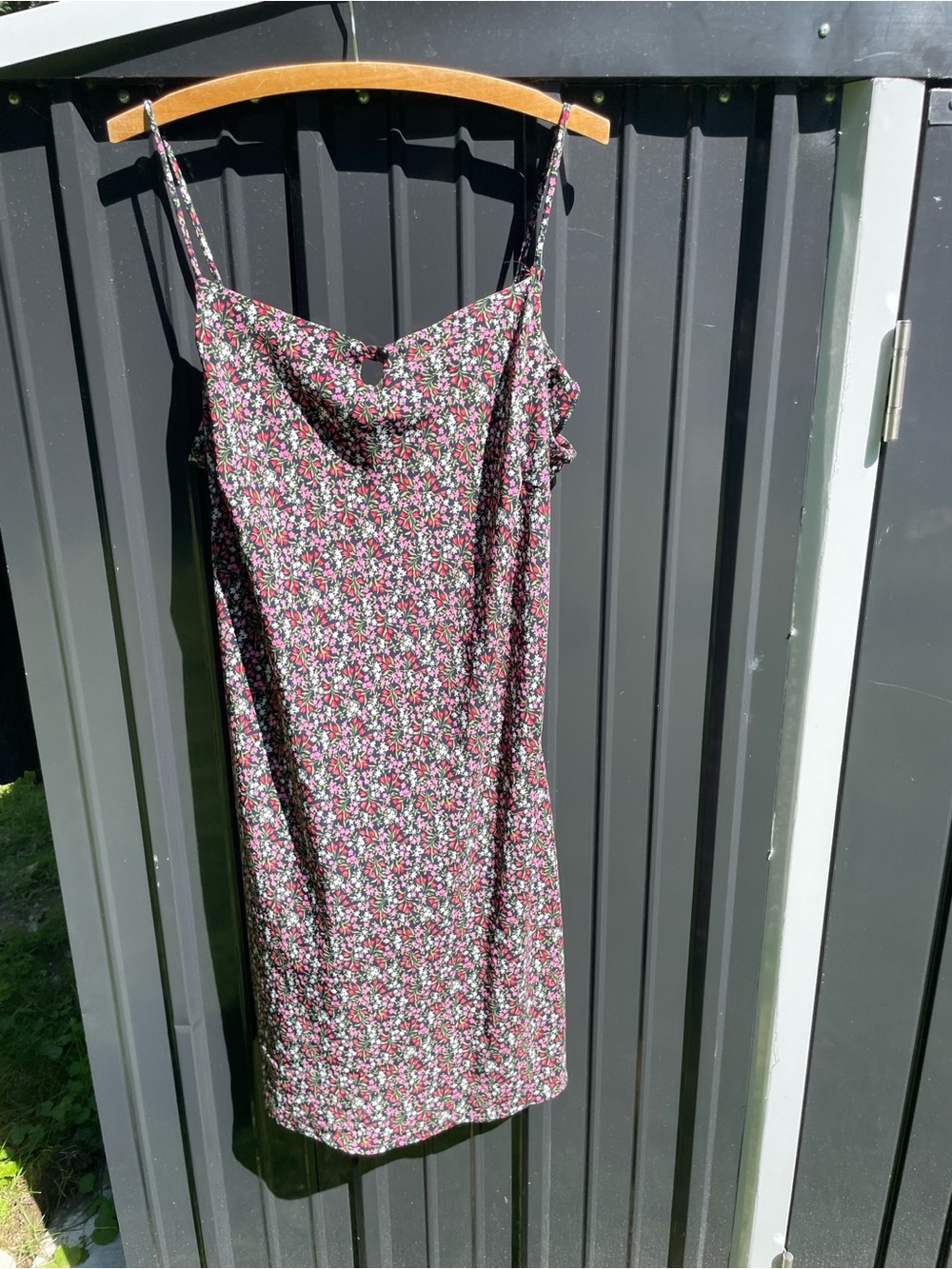 Vintage 90s Jessica Ditsy Floral Slip Mini Dress S M